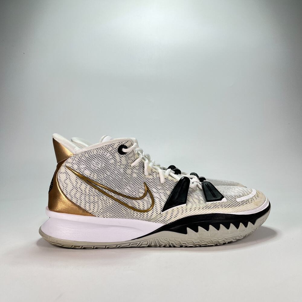 Nike Kyrie 7 NBA Finals Rings Mid Top Basketball Shoes CQ9326-101 Men’s Size 14